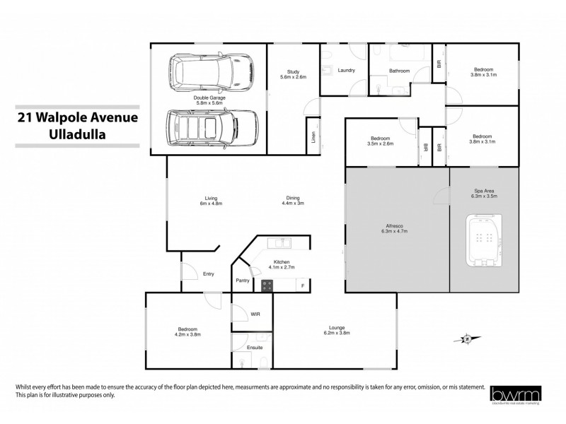 21 Walpole Avenue, Ulladulla NSW 2539 Floorplan