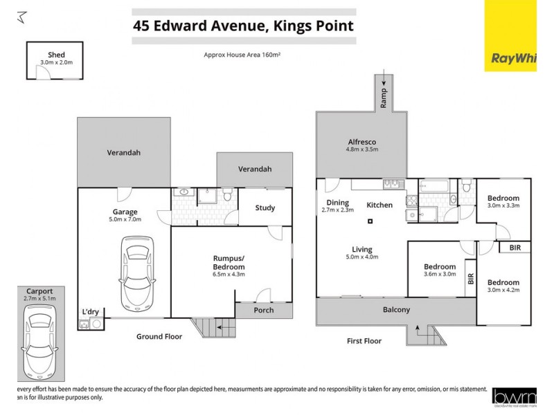 45 Edward Ave, Kings Point NSW 2539 Floorplan