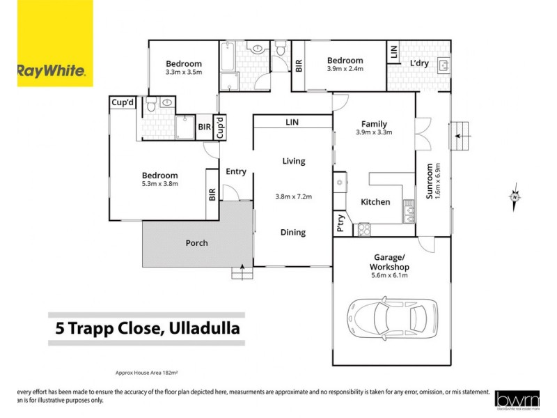 5 Trapp Close, Ulladulla NSW 2539 Floorplan