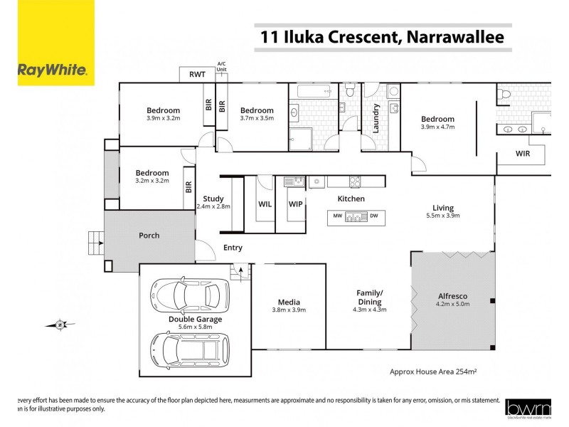 11 Iluka Crescent, Narrawallee NSW 2539 Floorplan