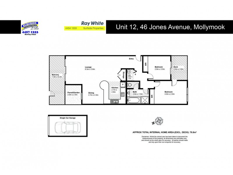 12/46 Jones Avenue, Mollymook Beach NSW 2539