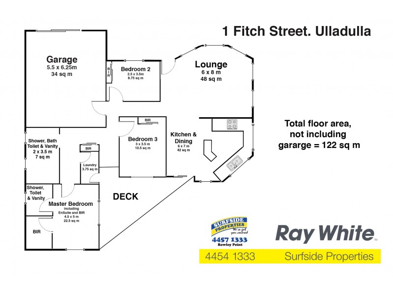 1 Fitch, Ulladulla NSW 2539 Floorplan