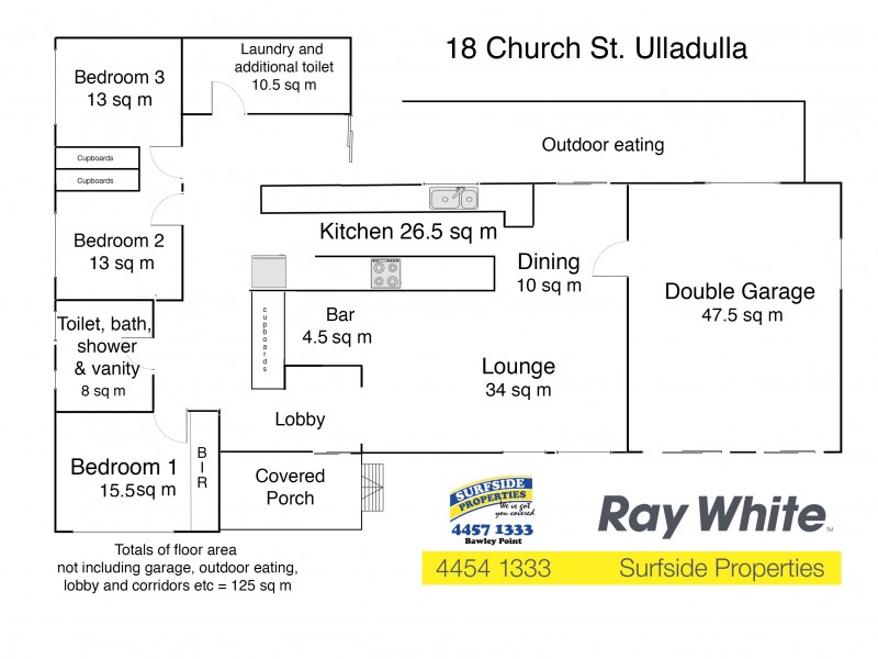 18 Church Street, Ulladulla NSW 2539 Floorplan