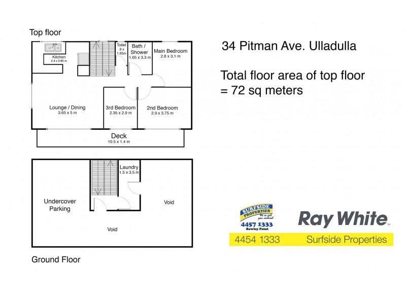 34 Pitman Ave, Ulladulla NSW 2539 Floorplan
