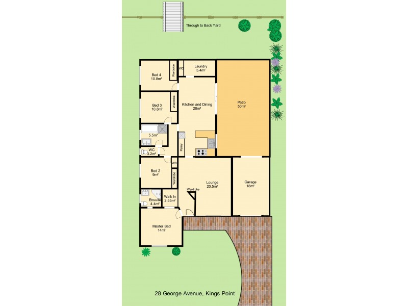 28 George Avenue, Kings Point NSW 2539 Floorplan