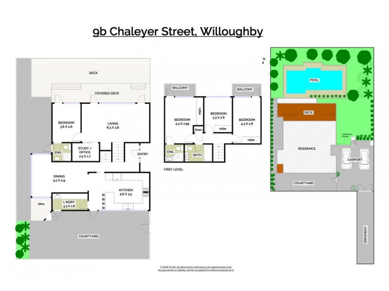 9B Chaleyer Street, Willoughby NSW 2068 Floorplan
