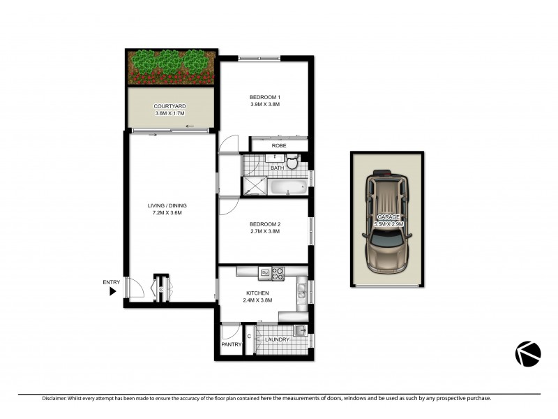 7/2-6 Bowen Street, Chatswood NSW 2067 Floorplan