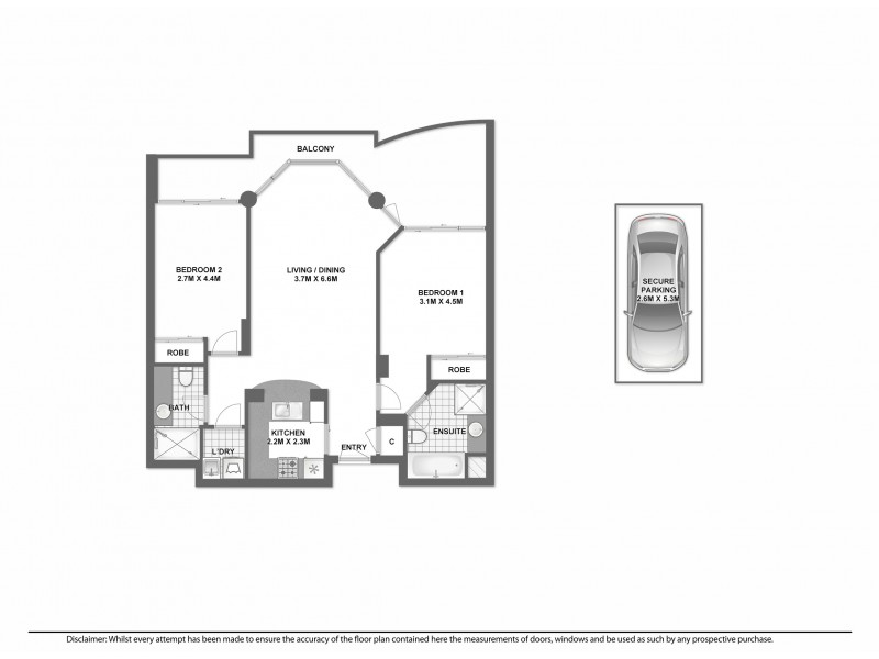 1402/37 Victor Street, Chatswood NSW 2067 Floorplan