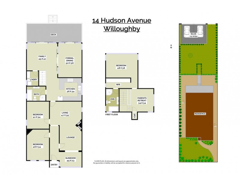 14 Hudson Avenue, Willoughby NSW 2068 Floorplan