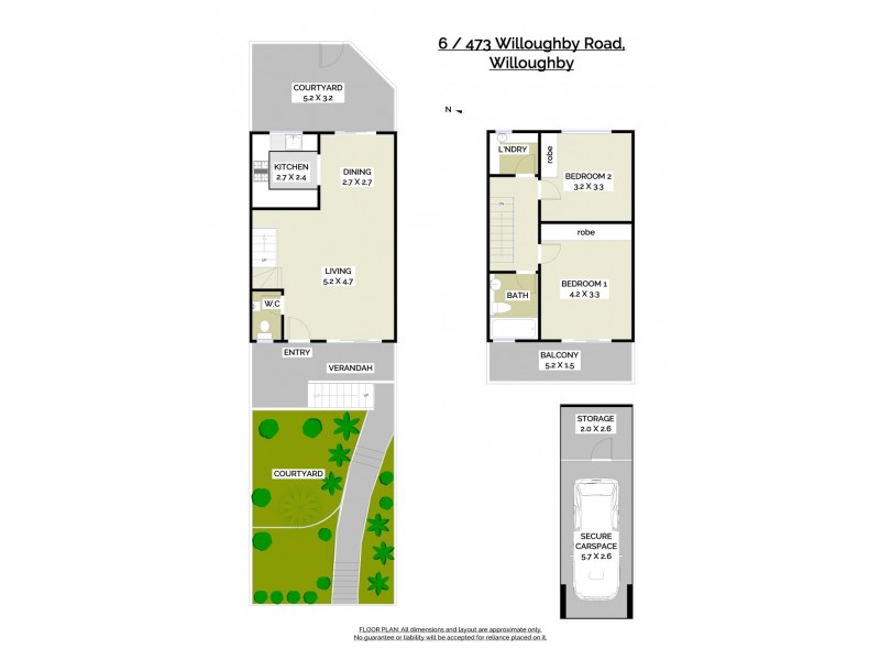 6/473-477 Willoughby Road, Willoughby NSW 2068 Floorplan