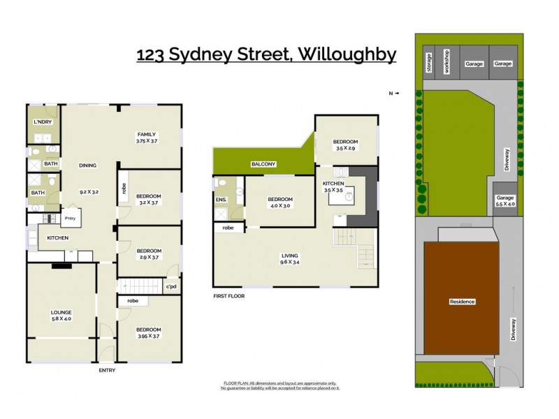 123 Sydney Street, Willoughby NSW 2068 Floorplan