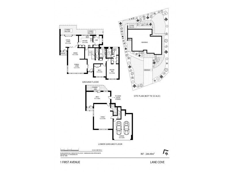 1 First Avenue, Lane Cove NSW 2066 Floorplan