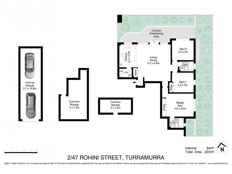 2/47 Rohini Street, Turramurra NSW 2074 Floorplan