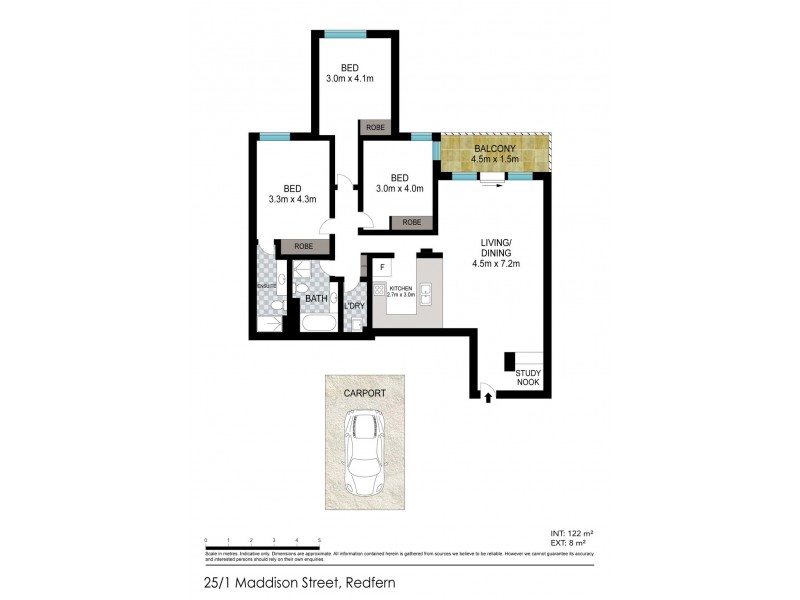 25/11-33 Maddison Street, Redfern NSW 2016 Floorplan