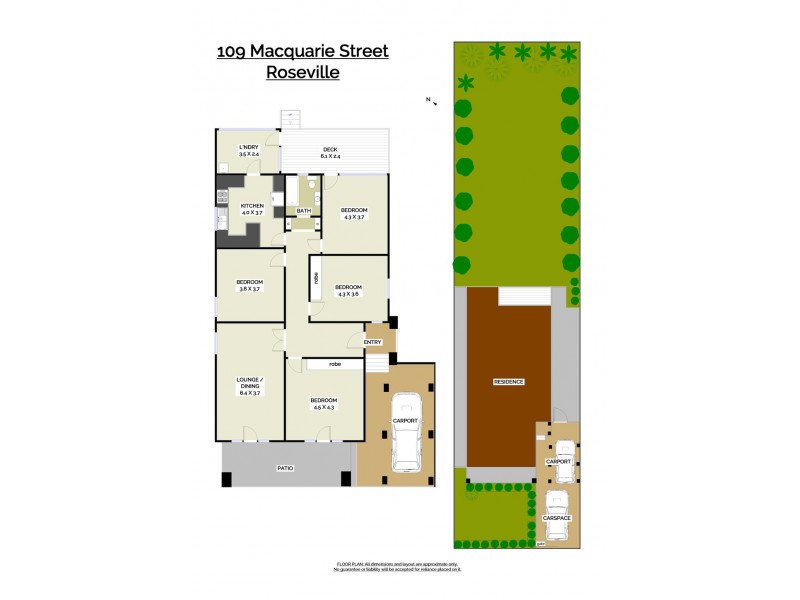 109 Macquarie Street, Roseville NSW 2069 Floorplan