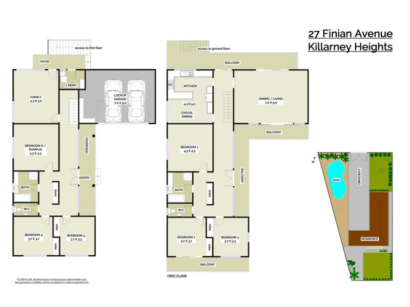 27 Finian Avenue, Killarney Heights NSW 2087 Floorplan