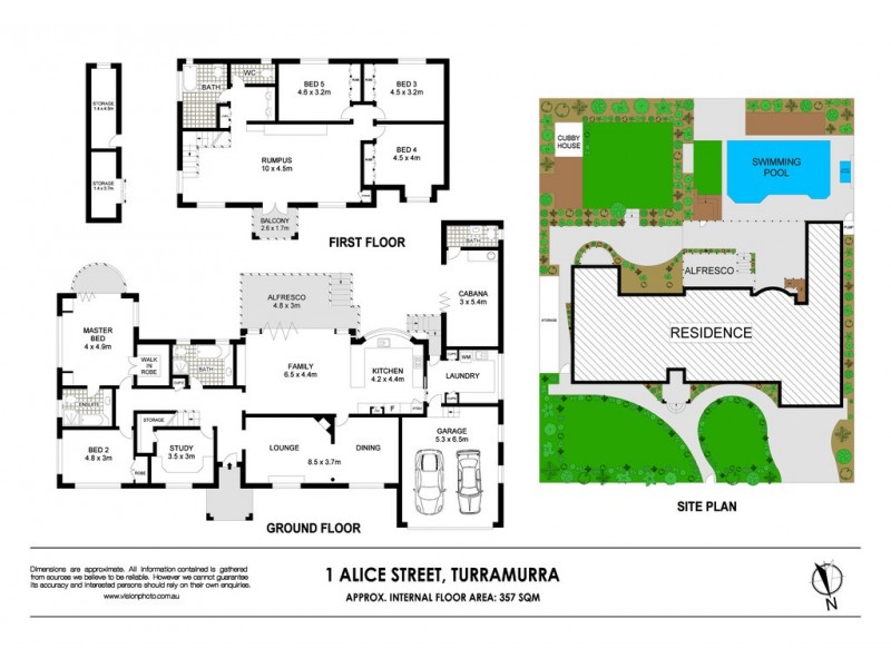 1 Alice Street, Turramurra NSW 2074 Floorplan