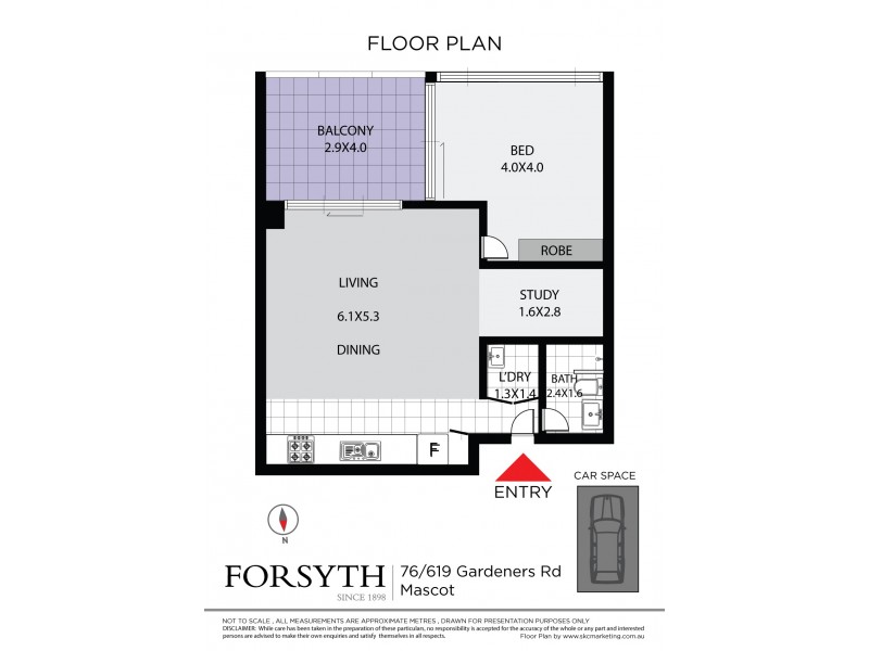 76/619-629 Gardeners Road, Mascot NSW 2020 Floorplan
