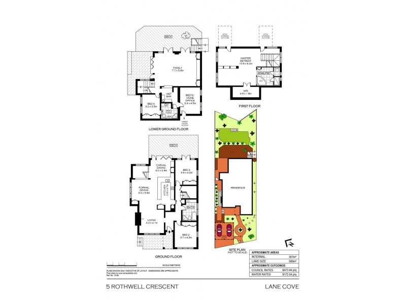 5 Rothwell Crescent, Lane Cove NSW 2066 Floorplan