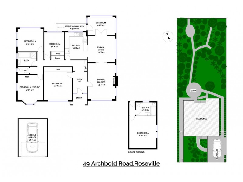 49 Archbold Road, Roseville NSW 2069 Floorplan