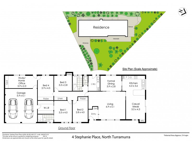 4 Stephanie Place, Turramurra NSW 2074 Floorplan