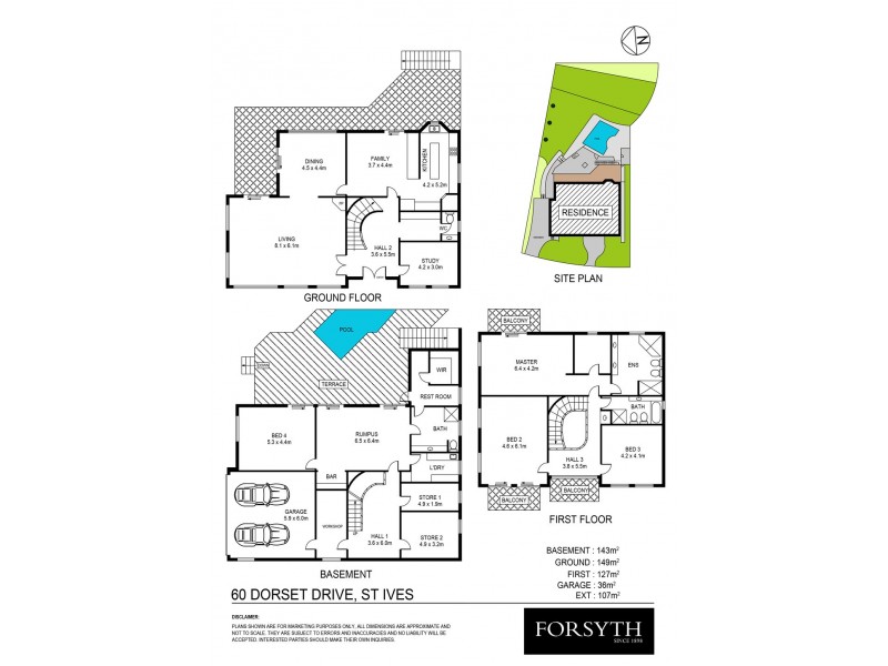 60 Dorset Drive, St Ives NSW 2075 Floorplan