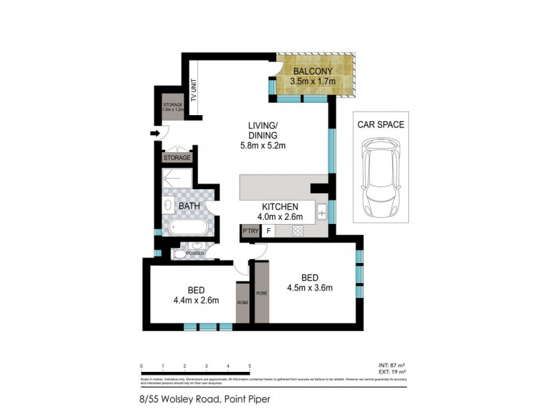 8/55-57 Wolseley Road, Point Piper NSW 2027 Floorplan