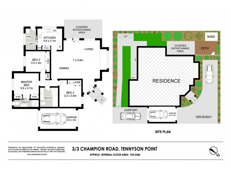 3/3 Champion Road, Tennyson Point NSW 2111 Floorplan