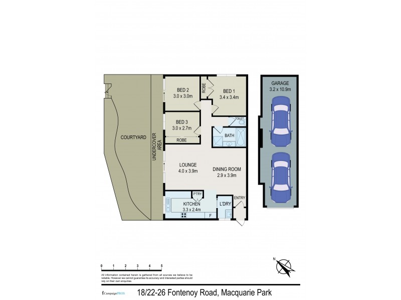 18/22-26 Fontenoy Rd, Macquarie Park NSW 2113 Floorplan