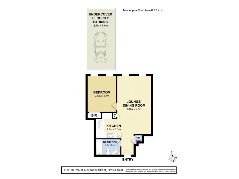 16/78-80 Alexander Street, Crows Nest NSW 2065 Floorplan