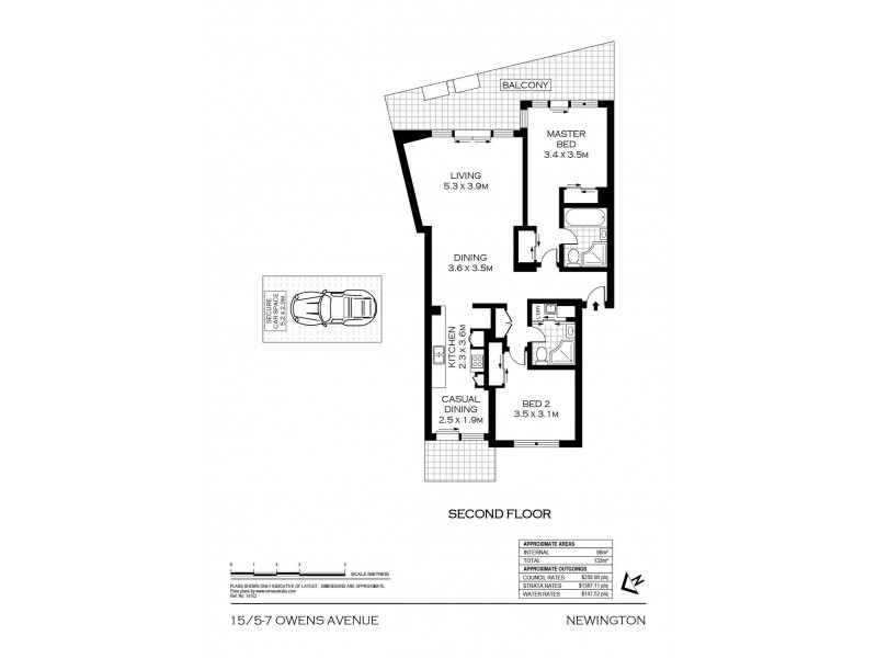 15/5-7 Owens Avenue, Newington NSW 2127 Floorplan
