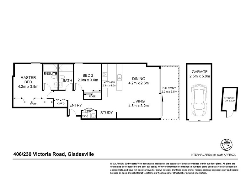406/230 Victoria Road, Gladesville NSW 2111 Floorplan