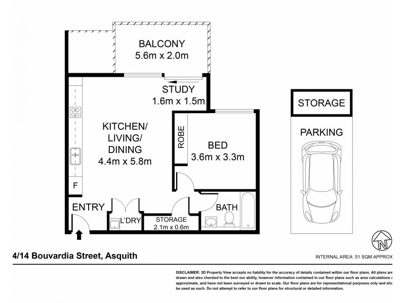 24/14 Bouvardia Street, Asquith NSW 2077 Floorplan