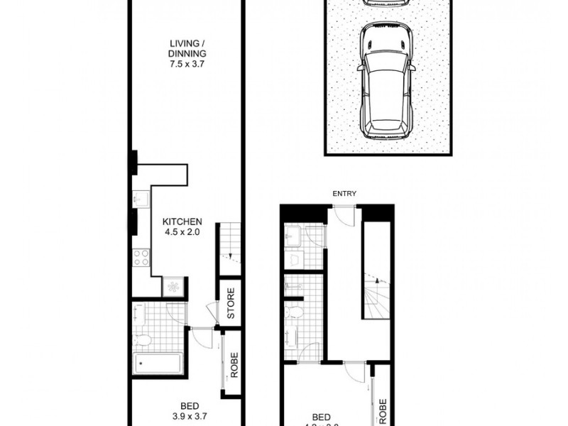 705/17 Gadigal Avenue, Zetland NSW 2017 Floorplan