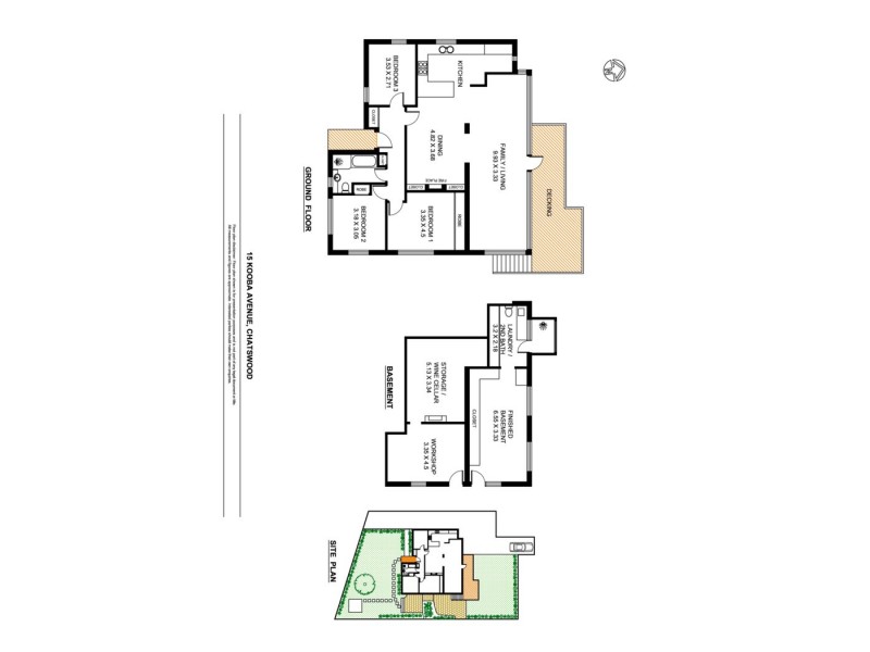 15 KOOBA AVENUE, Chatswood NSW 2067 Floorplan