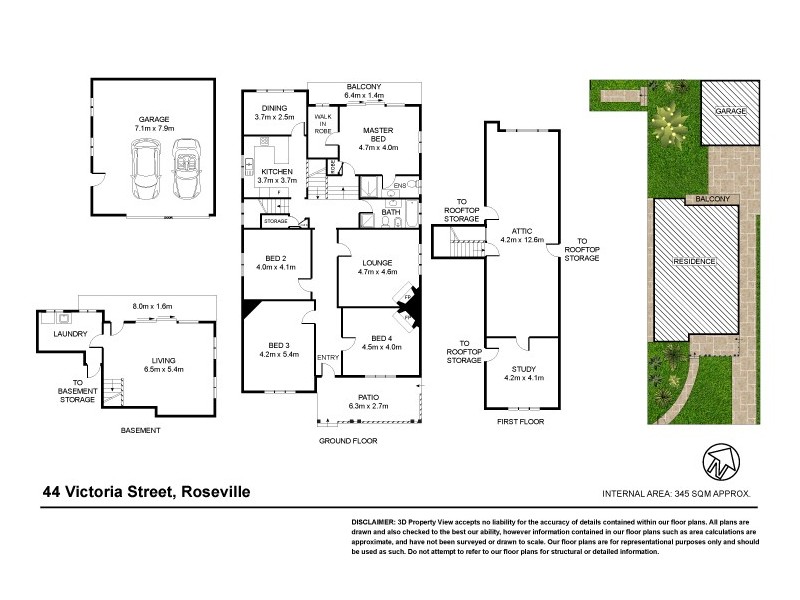 44 Victoria Street, Roseville NSW 2069 Floorplan