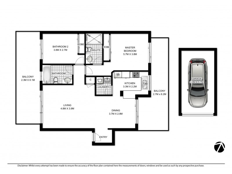 3C/16 Broughton Road, Artarmon NSW 2064 Floorplan