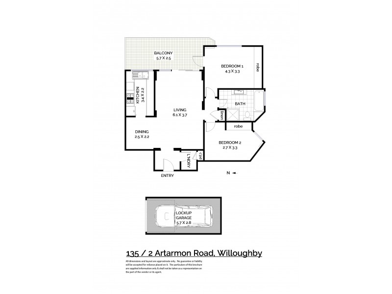 135/2 Artarmon Road, Willoughby NSW 2068 Floorplan