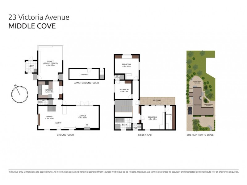 23 Victoria Avenue, Middle Cove NSW 2068 Floorplan