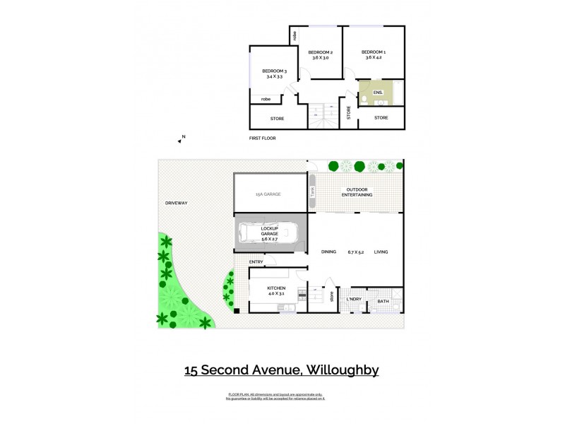 15 Second Avenue, Willoughby NSW 2068 Floorplan