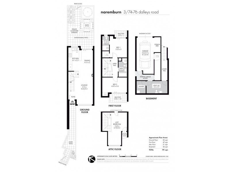 3/74-76 Dalleys Road (entry on Francis Street), Naremburn NSW 2065