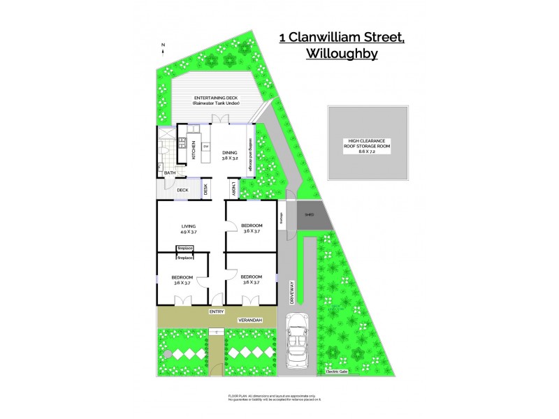 1 Clanwilliam Street, Willoughby NSW 2068 Floorplan