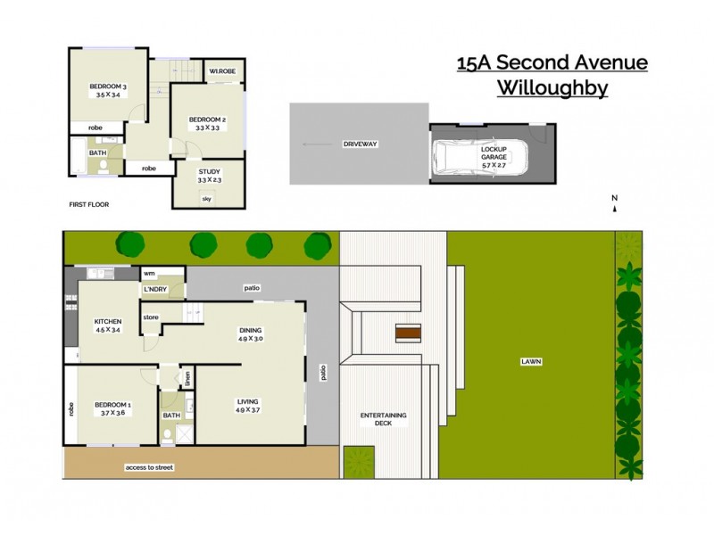 15A Second Avenue, Willoughby NSW 2068 Floorplan