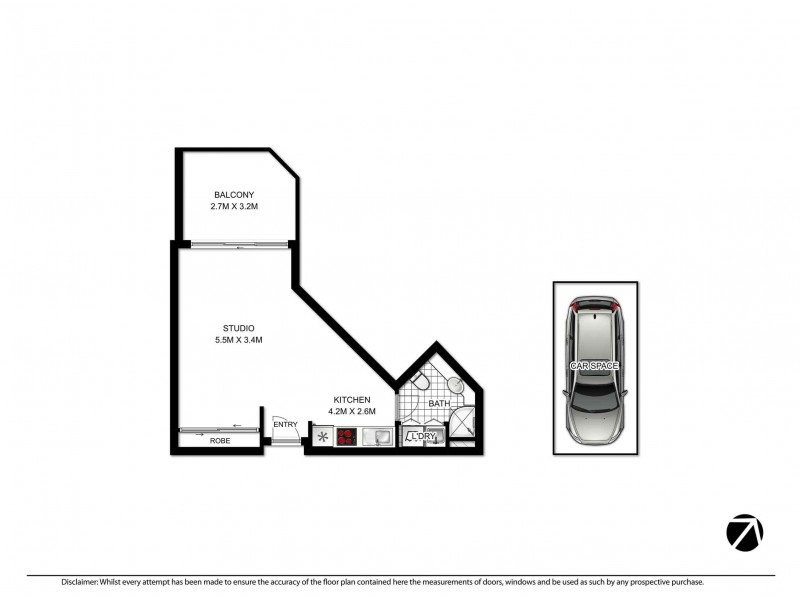 209/2B Help Street, Chatswood NSW 2067 Floorplan