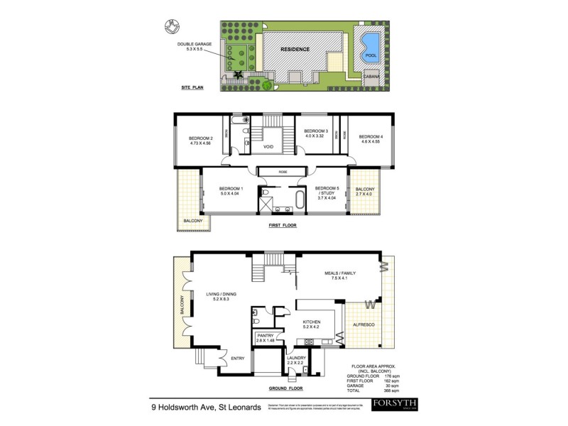9 Holdsworth Avenue, St Leonards NSW 2065 Floorplan