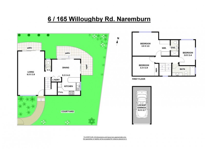 6/165 Willoughby Road, Naremburn NSW 2065 Floorplan