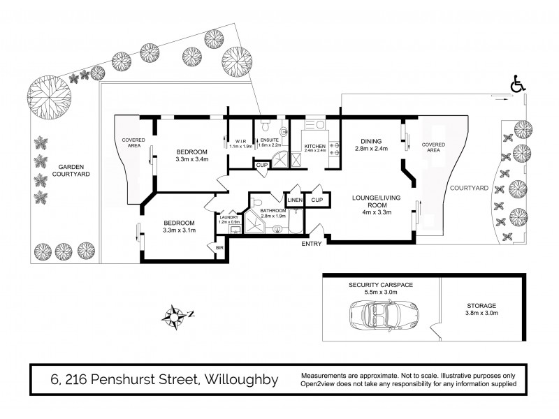 6/216 Penshurst Street, Willoughby NSW 2068 Floorplan