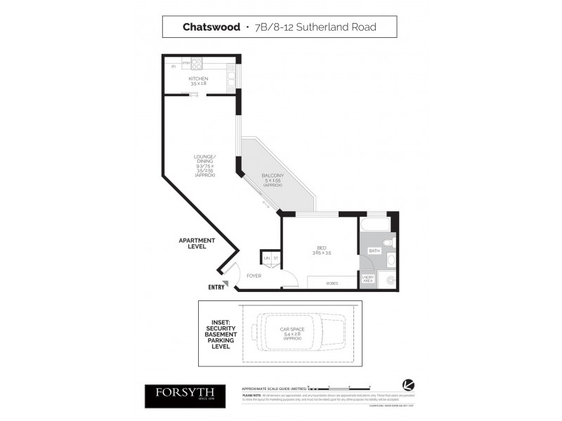7B/8-12 Sutherland Road, Chatswood NSW 2067 Floorplan
