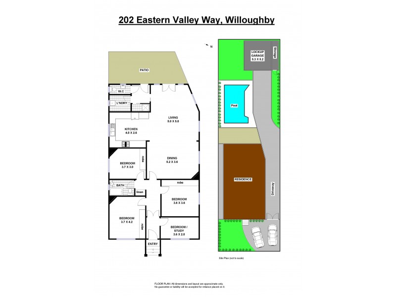 202 Eastern Valley Way, Willoughby NSW 2068 Floorplan
