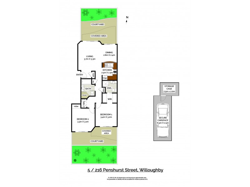 5/216 Penshurst Street, Willoughby NSW 2068 Floorplan